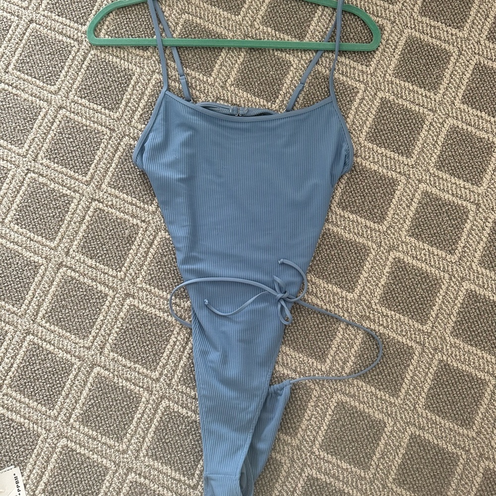 Frankie’s Bikinis Croft High Cut One Piece Swimsuit